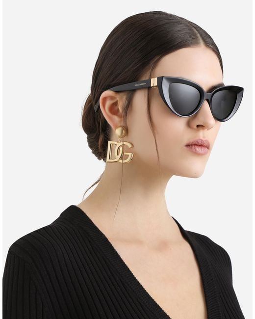 Dolce & Gabbana Black Dg Hinge Sunglasses