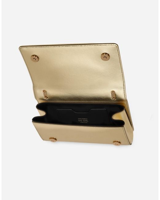 Dolce & Gabbana Dg Girls フォーンバッグ モルドレナッパレザー Natural