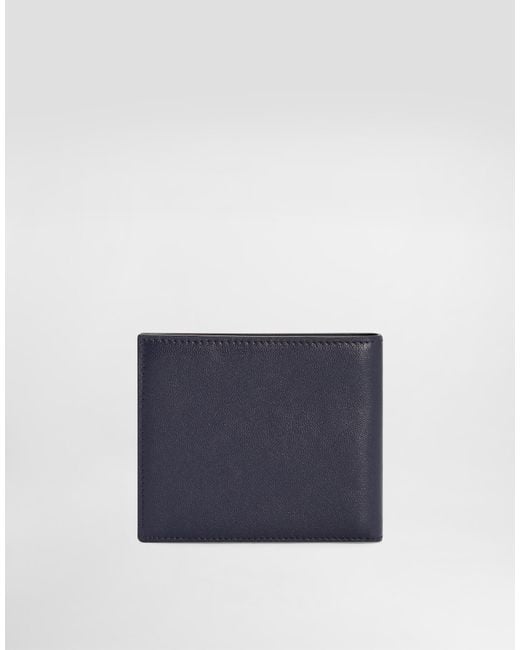 Dolce & Gabbana Eel Skin Wallet in Blue für Herren
