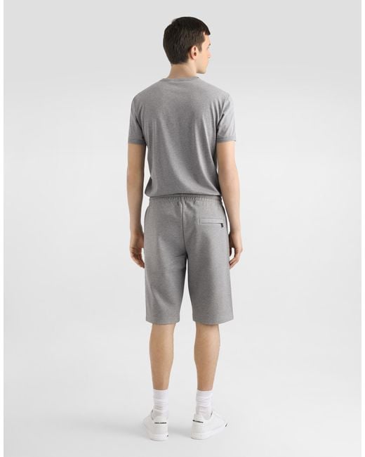 Dolce & Gabbana Gray Cotton T-Shirt for men
