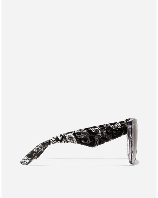 Dolce & Gabbana Gray Dg Crossed Sunglasses