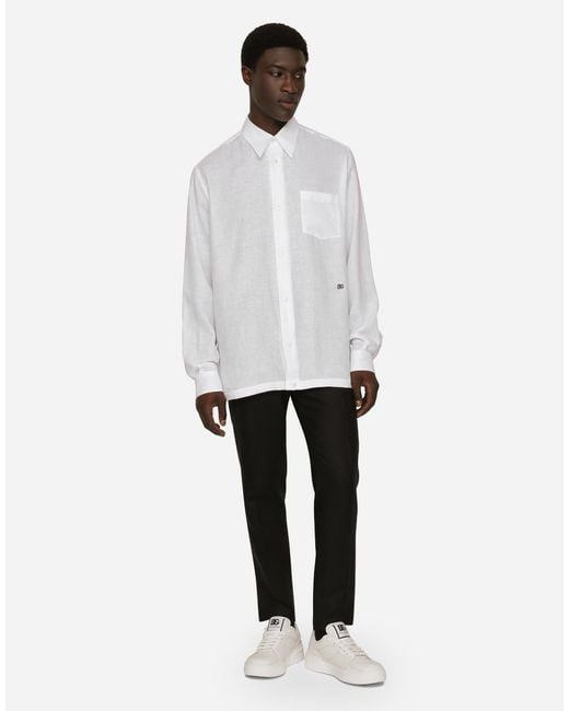 Dolce & Gabbana White Camicia for men