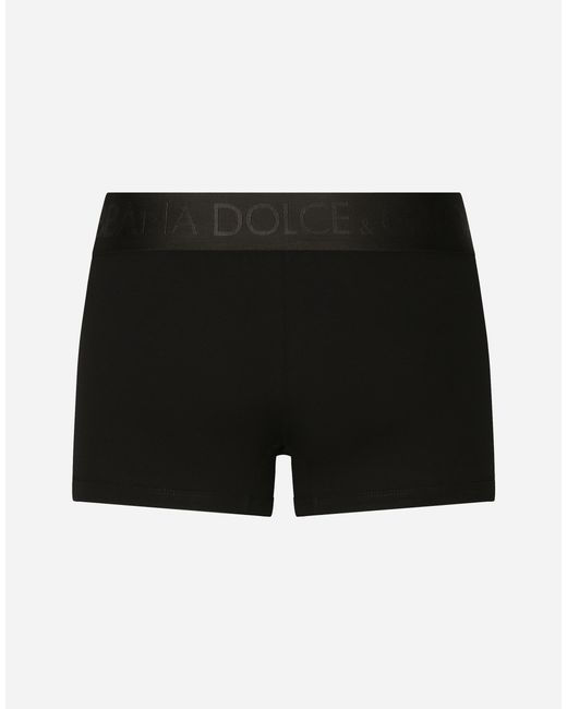 メンズ Dolce & Gabbana レギュラーボクサ― ツーウェイストレッチジャージー Black