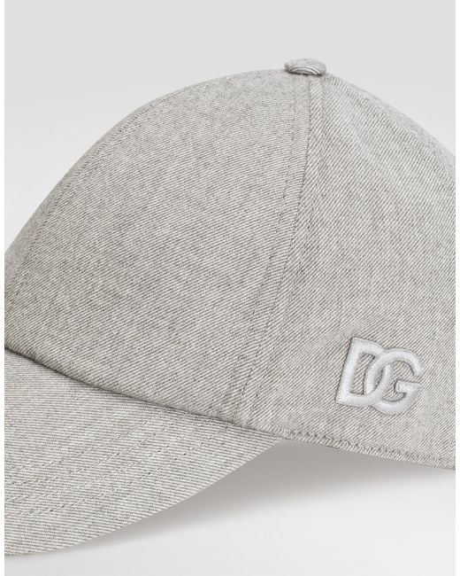 Dolce & Gabbana Baseballkappe Mit Logo-Patch in White für Herren