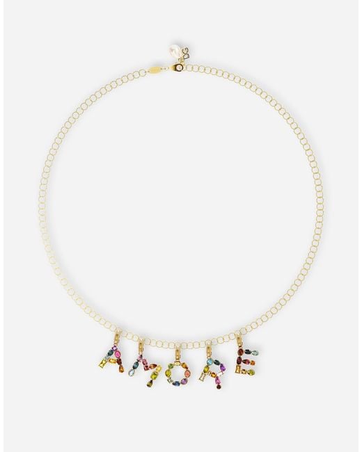Dolce & Gabbana White B Alphabet Charm