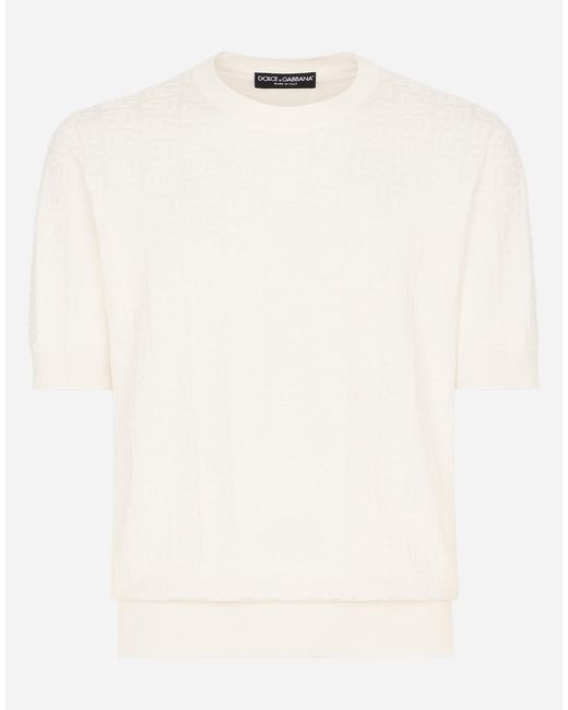 Dolce & Gabbana Natural Pull Girocollo M/C for men