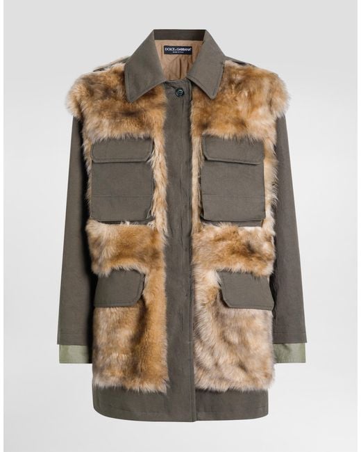 Long Jacket Dolce & Gabbana de color Brown
