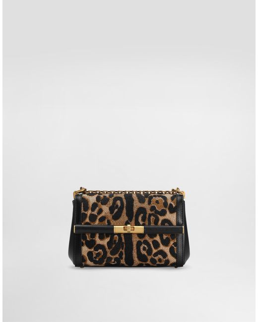 Dolce & Gabbana Marlene City Mini Bag With Thread Embroidery White