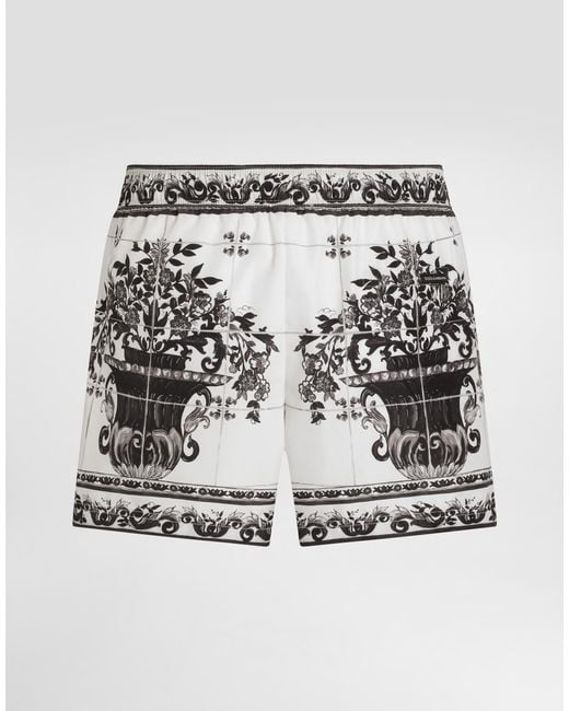 Dolce & Gabbana White New Boxer Corto for men