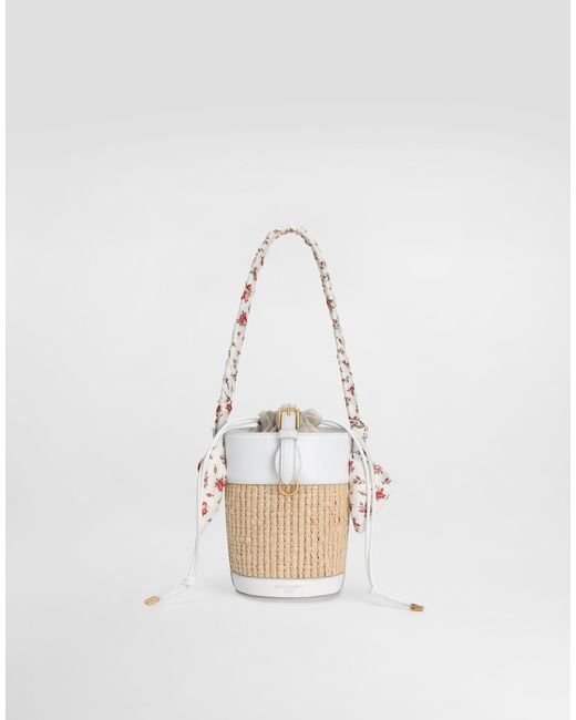 Dolce & Gabbana White Capri Bucket Bag