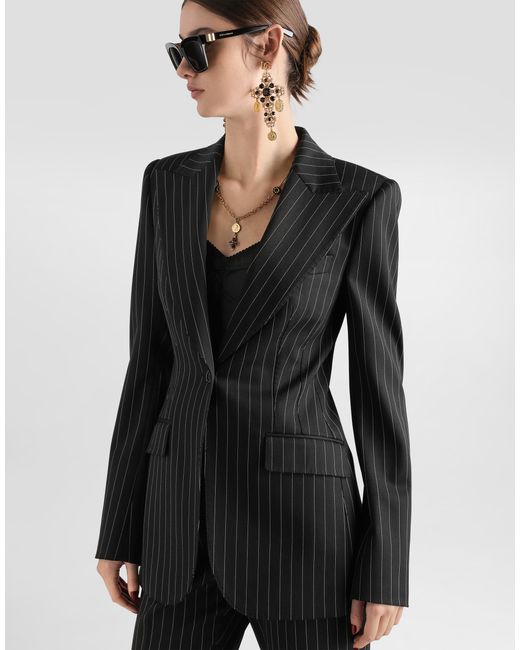 Dolce & Gabbana Black Turlington Single-Breasted Jacket