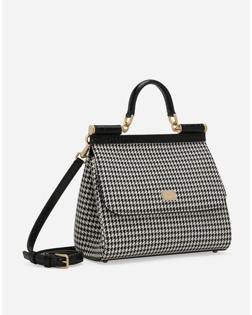 Dolce & Gabbana Sicily ラージ ハンドバッグ Black