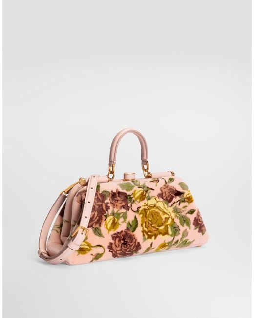 Dolce & Gabbana Metallic Medium Grandma Handbag