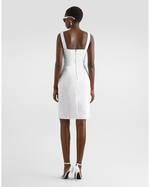 Dolce & Gabbana White Abito