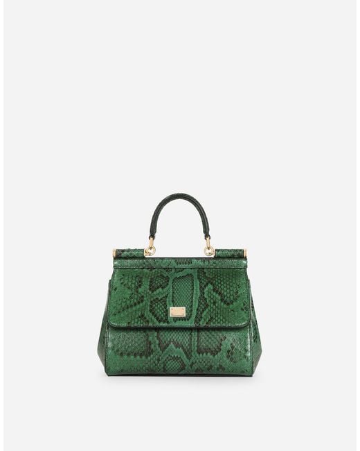 Dolce & Gabbana Green Medium Sicily Handbag