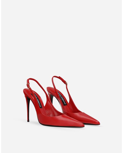 Dolce & Gabbana Red Patent-finish Pumps