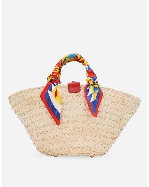 Dolce & Gabbana Small Kendra Azulejos キャンバストートバッグ Multicolor
