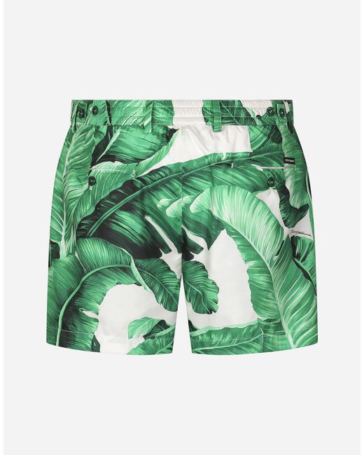 Dolce & Gabbana Green Swim Short Corto for men