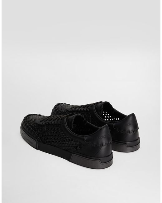 Dolce & Gabbana Black Portofino Yacht Shoes for men