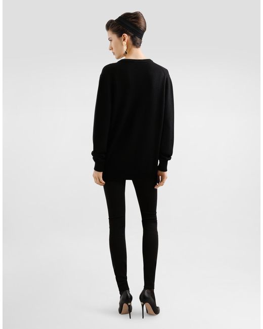 Dolce & Gabbana Wool Pullover Black