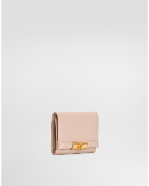 Dolce & Gabbana White P.Foglio French Flap