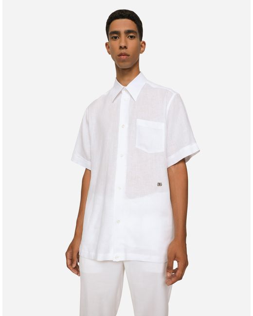 Dolce & Gabbana White Camicia for men