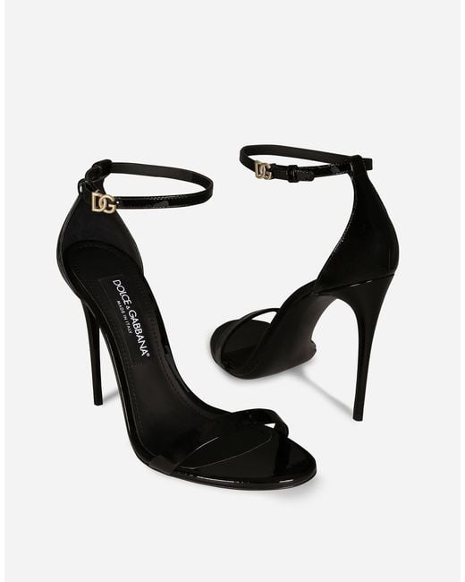 Dolce & Gabbana Black Sandalo