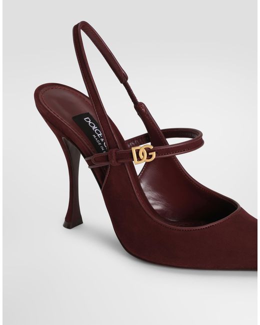 Dolce & Gabbana Red Slingback