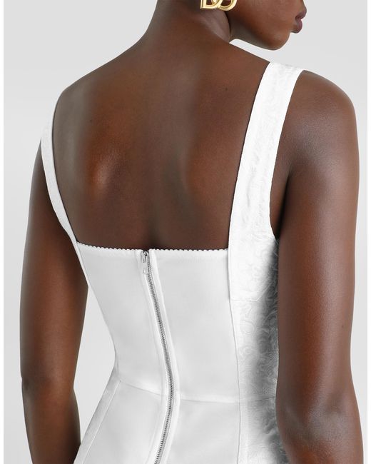 Dolce & Gabbana White Abito