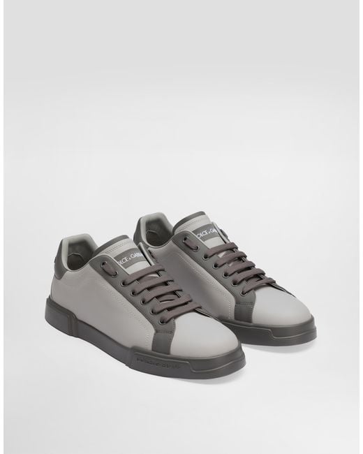 Dolce & Gabbana Gray Portofino Light Sneakers for men