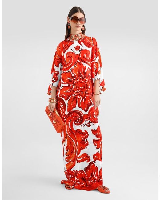 Dolce & Gabbana Red Abito