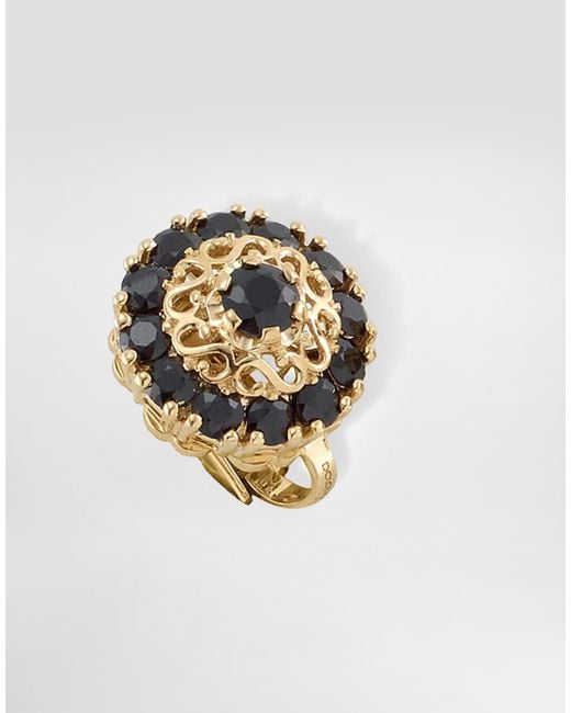 Dolce & Gabbana White Sicily Earrings 18-Carat And Sapphires