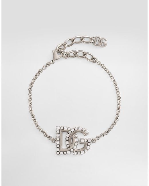 Dolce & Gabbana Dgロゴ チェーン ブレスレット White