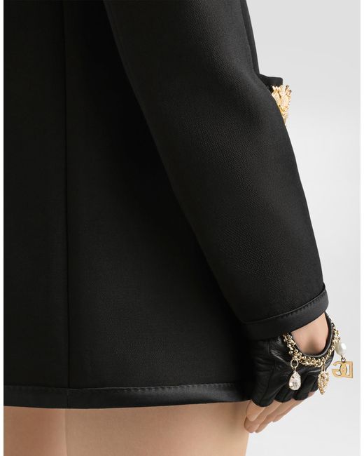 Dolce & Gabbana Black Single-Breasted Jacket