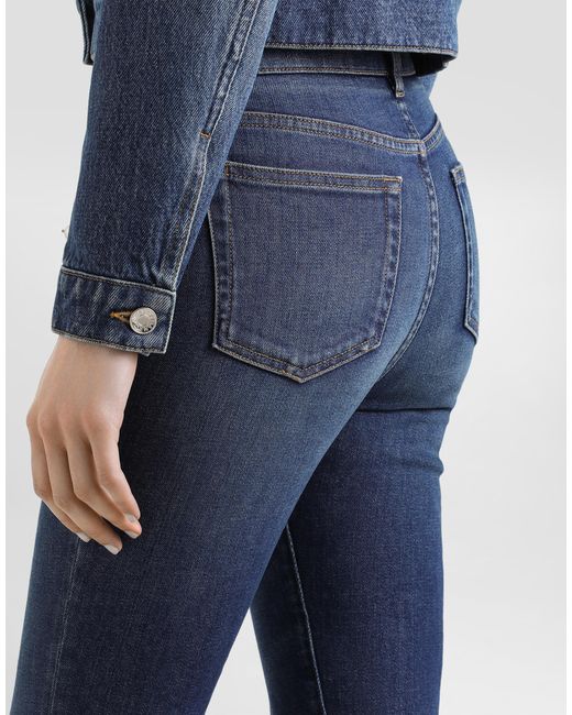 Dolce & Gabbana 5-Pocket Denim Trousers Blue