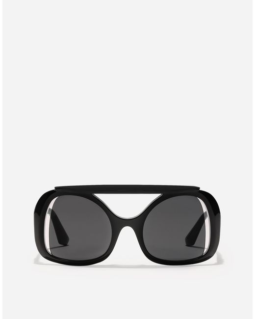 Dolce & Gabbana Black Sicilian Street Sunglasses