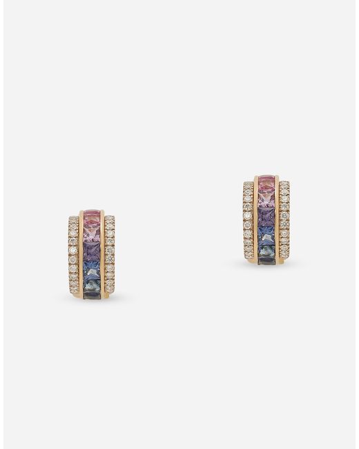 Dolce & Gabbana White Earrings for men
