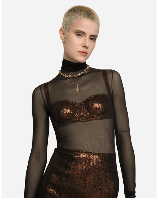 Dolce & Gabbana アンナ ネックレス 18Kイエローゴールド シトリン Metallic