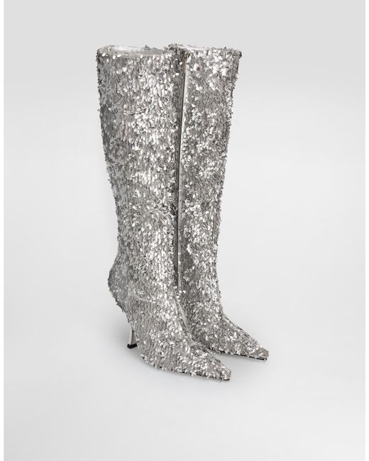 Dolce & Gabbana White Stivale