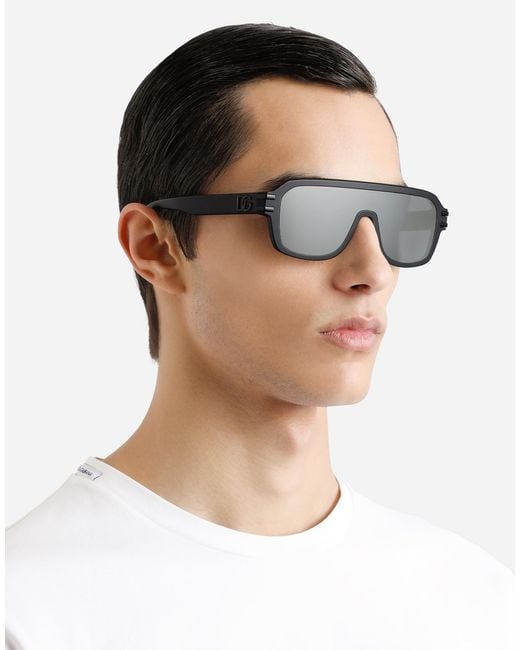 Dolce & Gabbana Black Dg Griffe Sunglasses for men