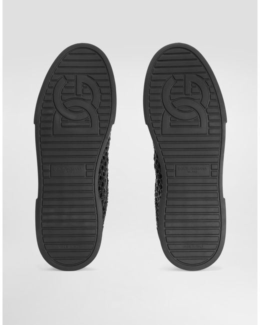 Dolce & Gabbana Black Sneaker Bassa for men