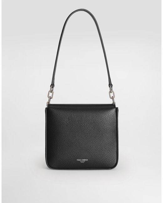 Dolce & Gabbana White Deerskin Bag for men