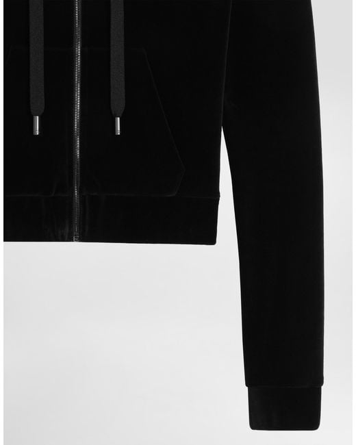 Sweat-Shirt En Chenille Dolce & Gabbana en coloris Black