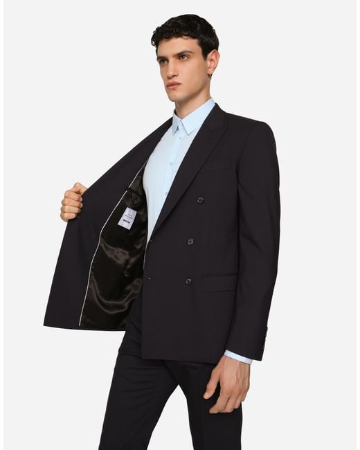 Dolce & Gabbana Black Abito 2 Pezzi for men