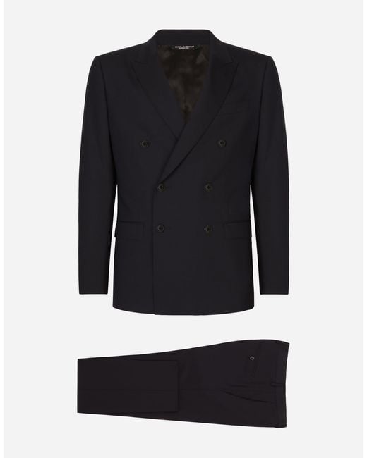 Dolce & Gabbana Black Abito 2 Pezzi for men