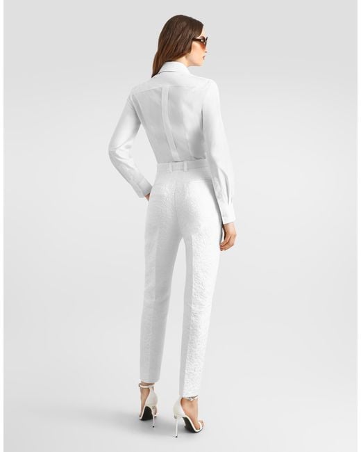 Dolce & Gabbana White Camicia