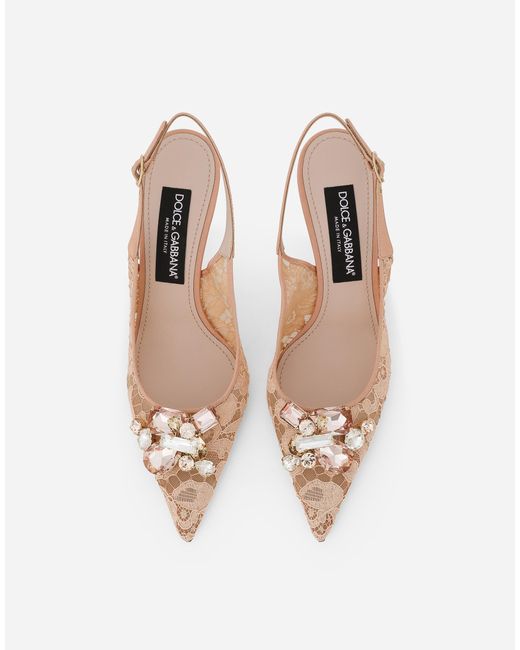 Dolce & Gabbana White Slingback
