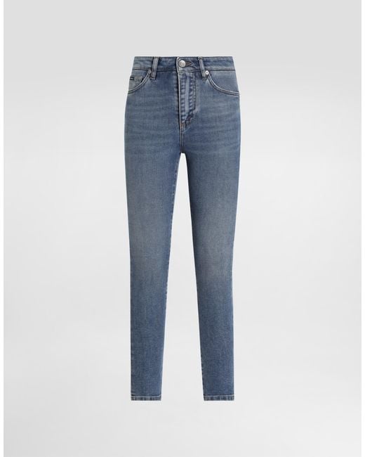 Dolce & Gabbana Blue Skinny Denim Jeans