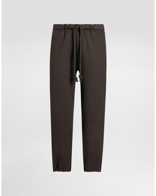 メンズ Dolce & Gabbana Jersey Jogging Trousers Gray