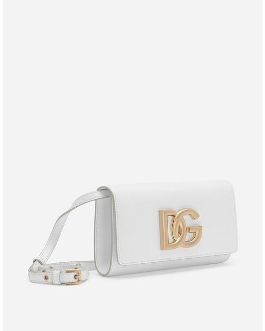 Dolce & Gabbana 3.5 クラッチ カーフスキン Natural